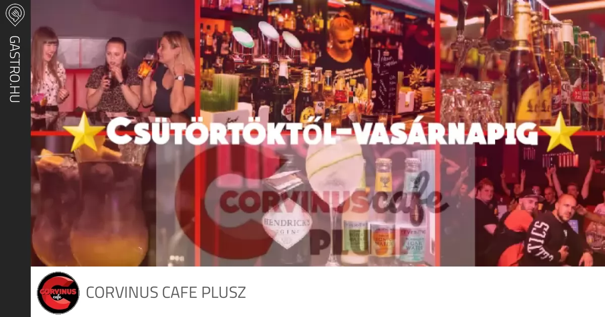 Corvinus Cafe Plusz Gastro.hu